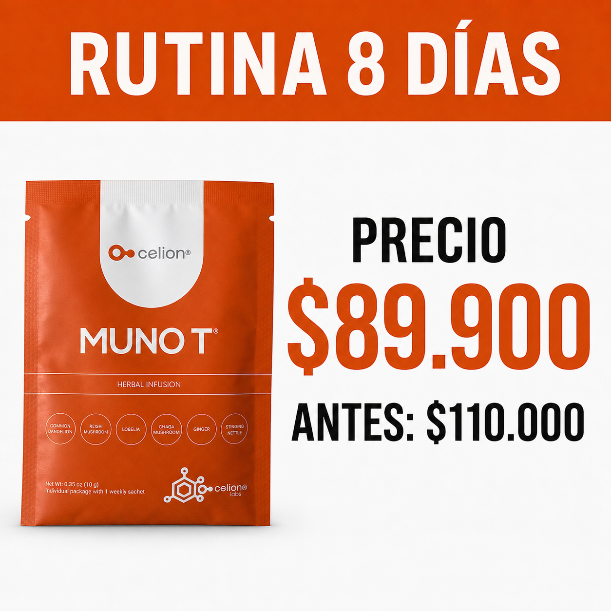 Rutina 8 días – $89.900