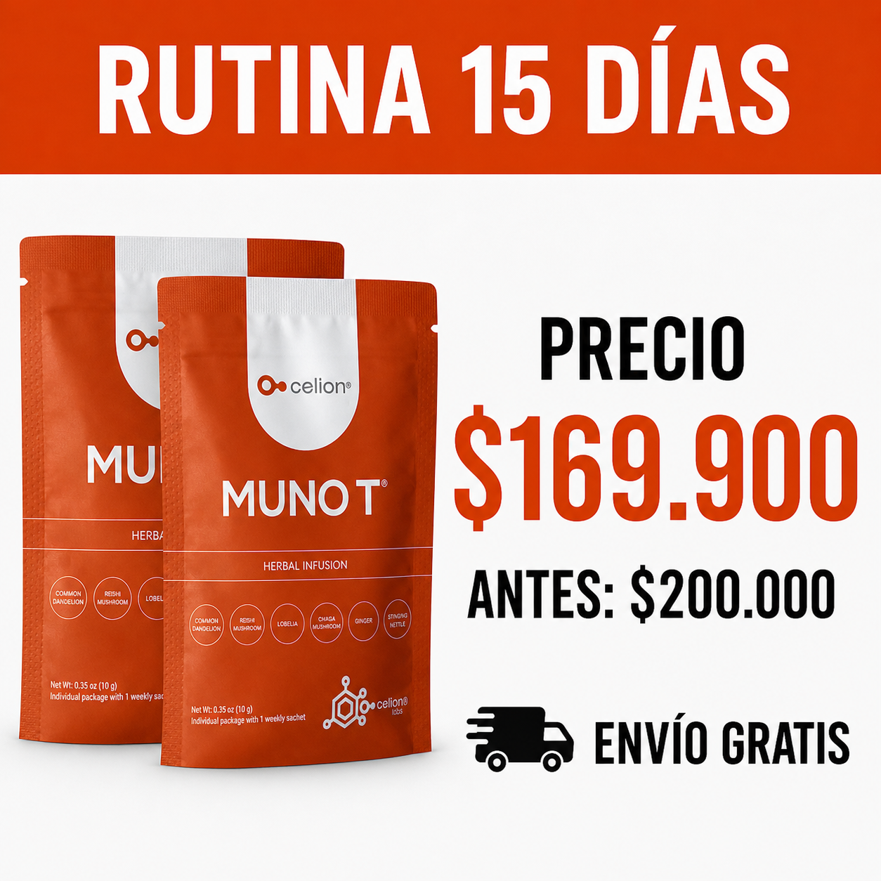 ⭐ Rutina 15 días – MÁS VENDIDO 🔥 – $169.900
